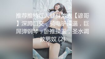 推荐推特红人健身达人【谚哥】深蹲口交，骑电驴操逼，巨屌弹钢琴，卧推操逼，圣水调教男奴 (2)