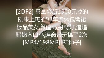 [2DF2] 桑拿会所1500元找的刚来上班的98年连体包臀裙极品美女,颜值高,身材好,逼逼粉嫩入口小,连肏带玩搞了2次[MP4/198MB][BT种子]