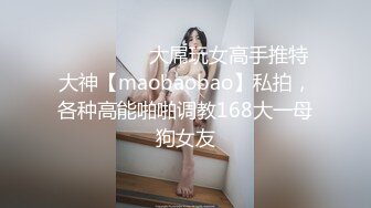 ⚫️⚫️⚫️大屌玩女高手推特大神【maobaobao】私拍，各种高能啪啪调教168大一母狗女友