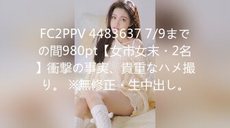 FC2PPV 4483637 7/9までの間980pt【女市女末・2名】衝撃の事実、貴重なハメ撮り。 ※無修正・生中出し。