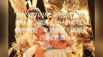 [MP4/ 700M] 新团队约了模特妹子，黑丝长腿一群年轻人啪啪做爱，绝对诱惑大屌操逼，白浆四溅