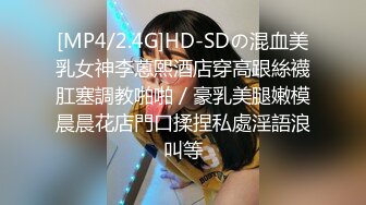 [MP4/2.4G]HD-SDの混血美乳女神李蒽熙酒店穿高跟絲襪肛塞調教啪啪／豪乳美腿嫩模晨晨花店門口揉捏私處淫語浪叫等